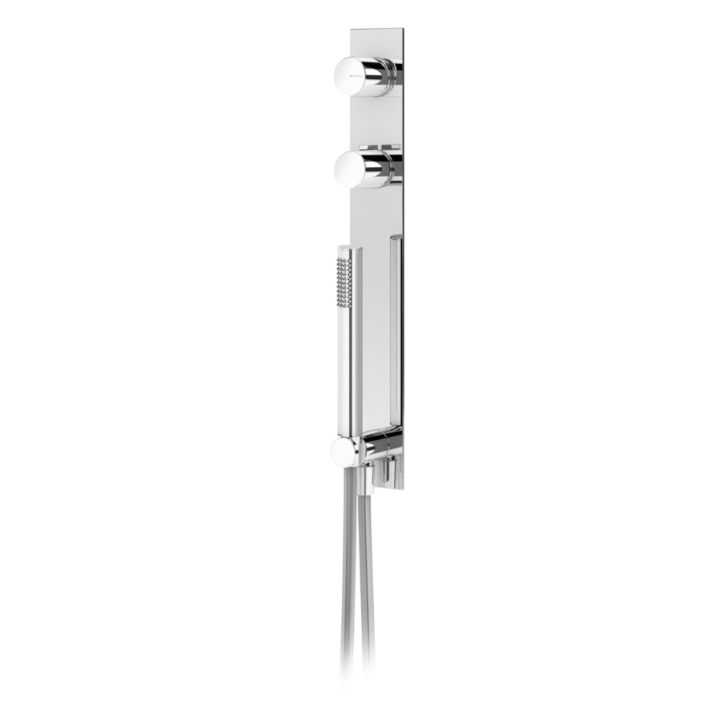 Bruma μπαταρία ντουζιέρας εντοιχισμένη Concealed single lever 2 outlets mixer, with Elo handshower set - Lusa